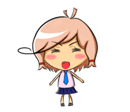 ZIBAI bare-headedd&BAGINA sister sticker #6500179