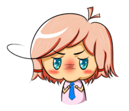 ZIBAI bare-headedd&BAGINA sister sticker #6500181