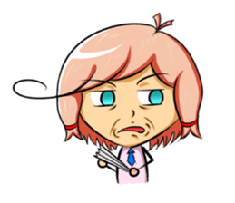 ZIBAI bare-headedd&BAGINA sister sticker #6500182