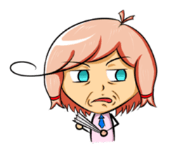 ZIBAI bare-headedd&BAGINA sister sticker #6500182