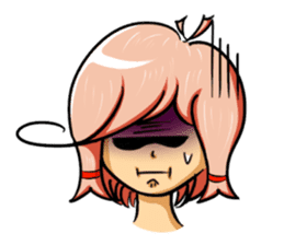 ZIBAI bare-headedd&BAGINA sister sticker #6500185