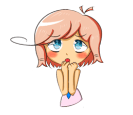 ZIBAI bare-headedd&BAGINA sister sticker #6500187