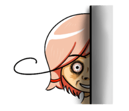 ZIBAI bare-headedd&BAGINA sister sticker #6500188