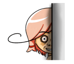 ZIBAI bare-headedd&BAGINA sister sticker #6500188