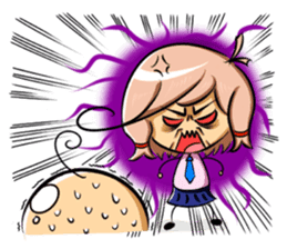 ZIBAI bare-headedd&BAGINA sister sticker #6500190