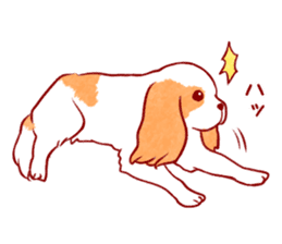 Kawaii Dog!! Cavalier Sticker sticker #6500274