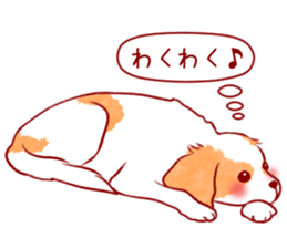 Kawaii Dog!! Cavalier Sticker sticker #6500280