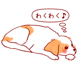 Kawaii Dog!! Cavalier Sticker sticker #6500280