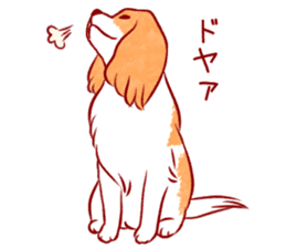 Kawaii Dog!! Cavalier Sticker sticker #6500283