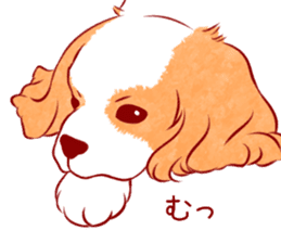 Kawaii Dog!! Cavalier Sticker sticker #6500298