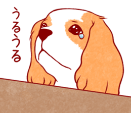 Kawaii Dog!! Cavalier Sticker sticker #6500299