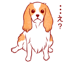 Kawaii Dog!! Cavalier Sticker sticker #6500302