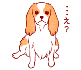 Kawaii Dog!! Cavalier Sticker sticker #6500302