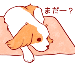 Kawaii Dog!! Cavalier Sticker sticker #6500308