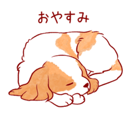 Kawaii Dog!! Cavalier Sticker sticker #6500311