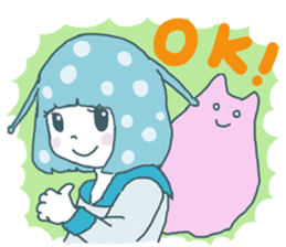 SLUG GIRL 2 sticker #6500753