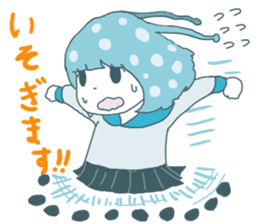 SLUG GIRL 2 sticker #6500755