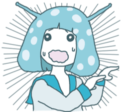 SLUG GIRL 2 sticker #6500777