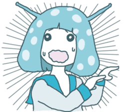 SLUG GIRL 2 sticker #6500777