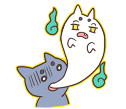 cat's happy time sticker #6500984