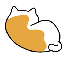 Happy life with a cat (English) sticker #6501185
