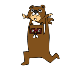 boy and bears sticker #6501775