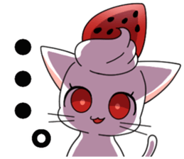 3:00 cat sticker #6502285