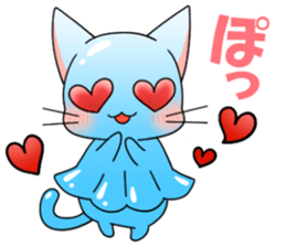 3:00 cat sticker #6502290