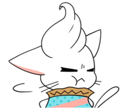 3:00 cat sticker #6502293