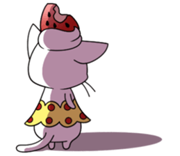 3:00 cat sticker #6502313