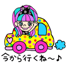 colorful gals sticker #6502530