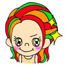 colorful gals sticker #6502533