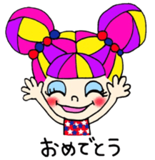 colorful gals sticker #6502550