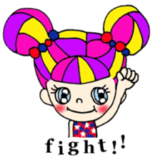 colorful gals sticker #6502551