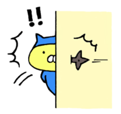 Loose cat Ninja sticker #6502633