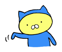 Loose cat Ninja sticker #6502661