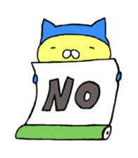 Loose cat Ninja sticker #6502675