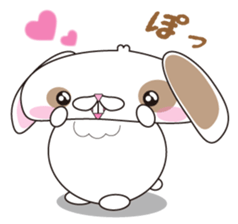 Lop-eared rabbit stamp sticker #6502760