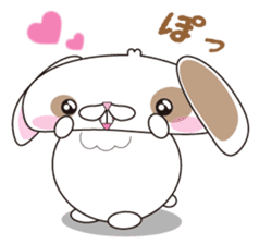 Lop-eared rabbit stamp sticker #6502760
