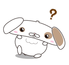 Lop-eared rabbit stamp sticker #6502762