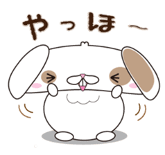 Lop-eared rabbit stamp sticker #6502763