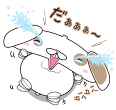 Lop-eared rabbit stamp sticker #6502766