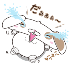 Lop-eared rabbit stamp sticker #6502766