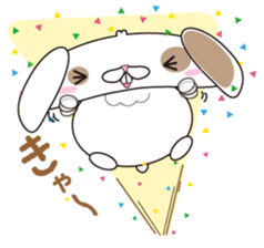 Lop-eared rabbit stamp sticker #6502770