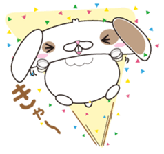 Lop-eared rabbit stamp sticker #6502770