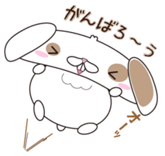 Lop-eared rabbit stamp sticker #6502772