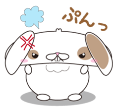 Lop-eared rabbit stamp sticker #6502776