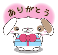 Lop-eared rabbit stamp sticker #6502778