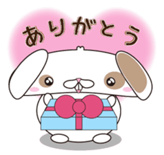 Lop-eared rabbit stamp sticker #6502778