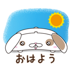 Lop-eared rabbit stamp sticker #6502779